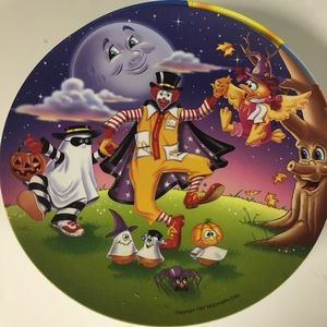 McDonald’s Halloween Ronald McDonald & Characters Melamine Plate Vintage…